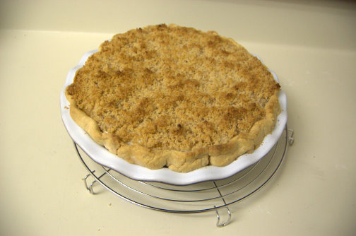 Sour Cream Peach Pie