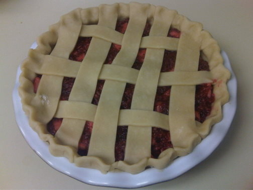 Apple Cranberry Orange Pie