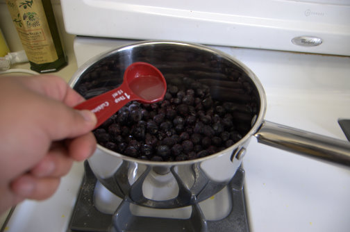 Blueberry Sour Cream Pie