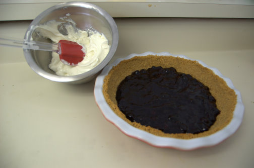 Blueberry Sour Cream Pie