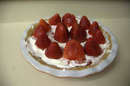 Strawberry Shortcake Pie